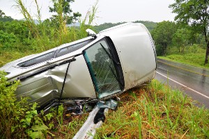 SUV, Rollover car accident, dangerous types of accidents, vehicle rolls