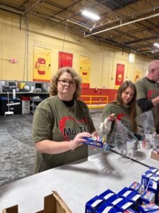 Harvesters, community service, buddy packs