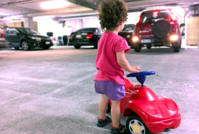 Parking lot accidents